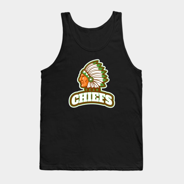 Indian Sport Team Uniform, School Team, college, office logo T-Shirt Tank Top by Steady Eyes